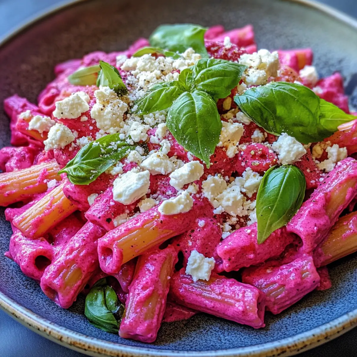 Creamy Beetroot Feta Pasta: A Vibrant Dinner Delight