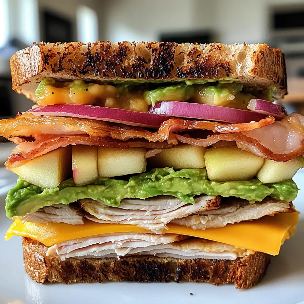 Savory Turkey Apple Cheddar Sandwich for a Cozy Lunch