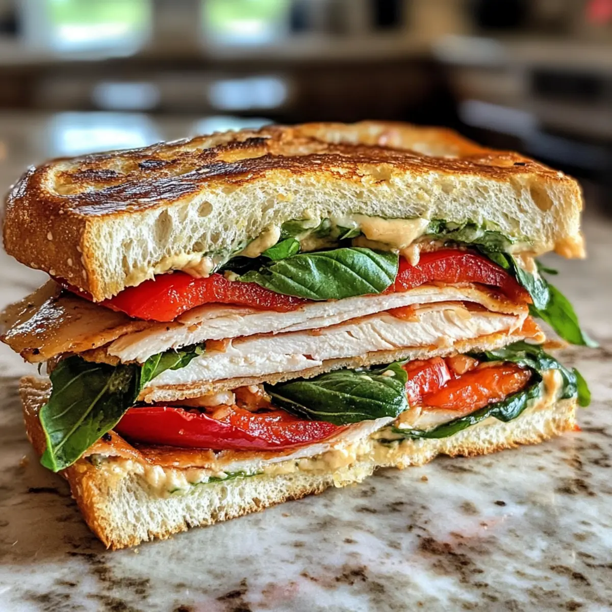 Italian Turkey Focaccia Sandwiches for Quick, Flavorful Meals