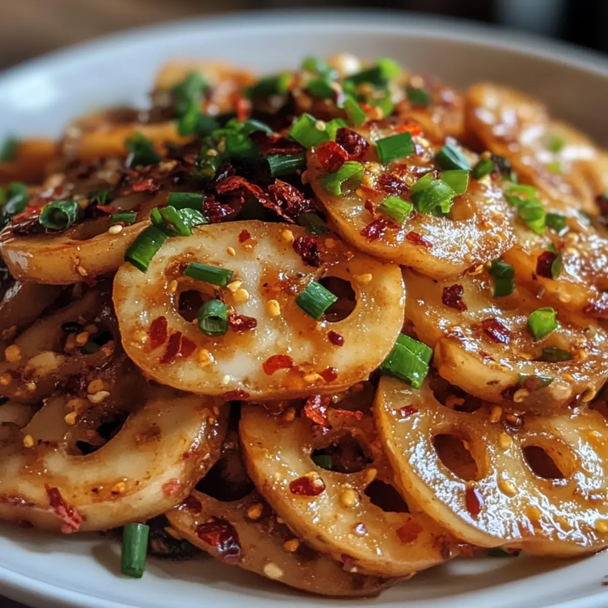 Spicy Lotus Root Stir Fry: Crunchy Vegan Flavor in Minutes