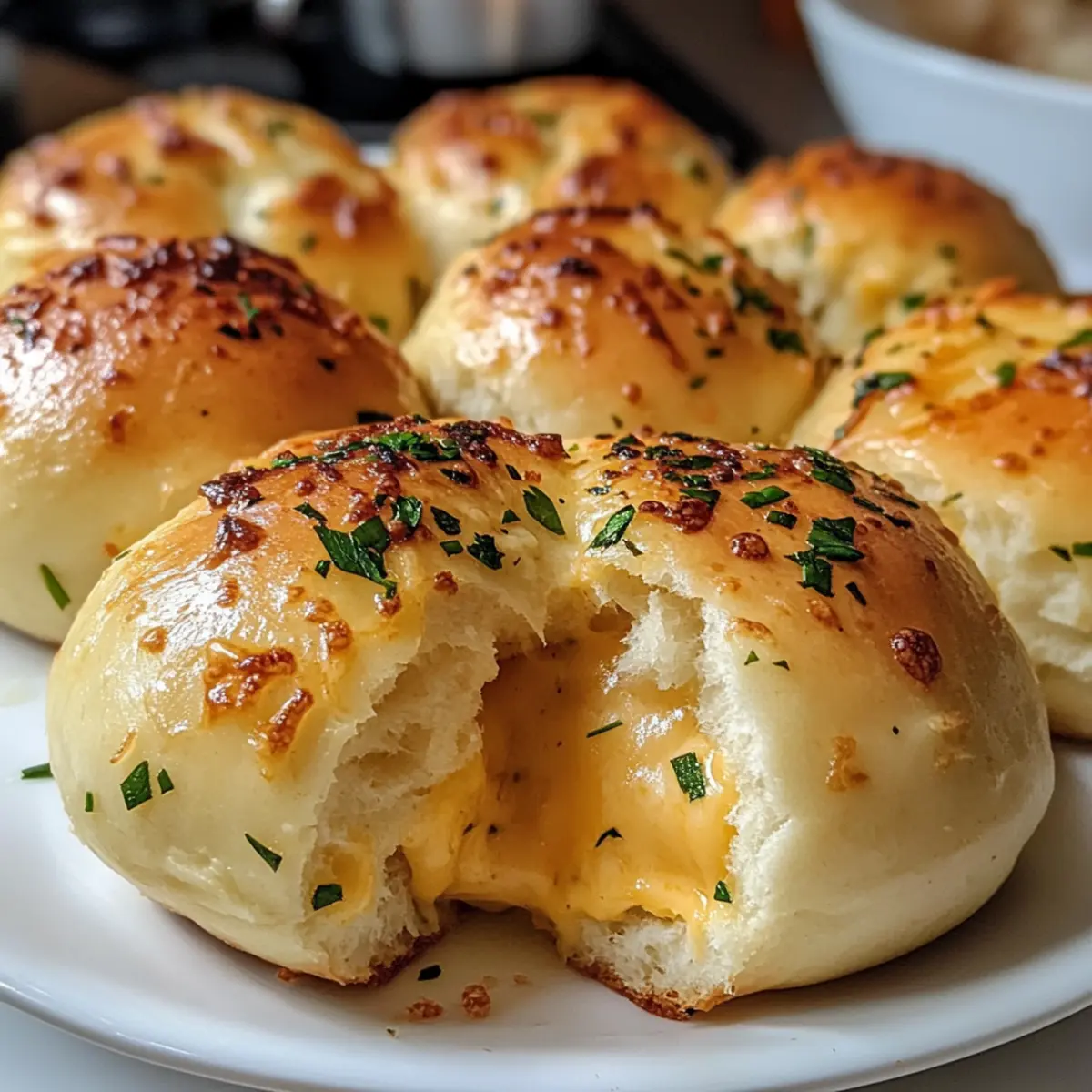 Cheesy Herb & Butter Sourdough Rolls That Melt in Your Mouth