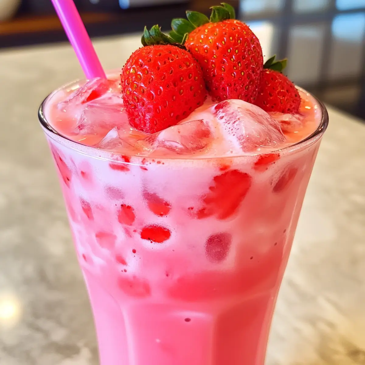 Refreshing Strawberry Earl Grey Milk Tea to Savor at Home