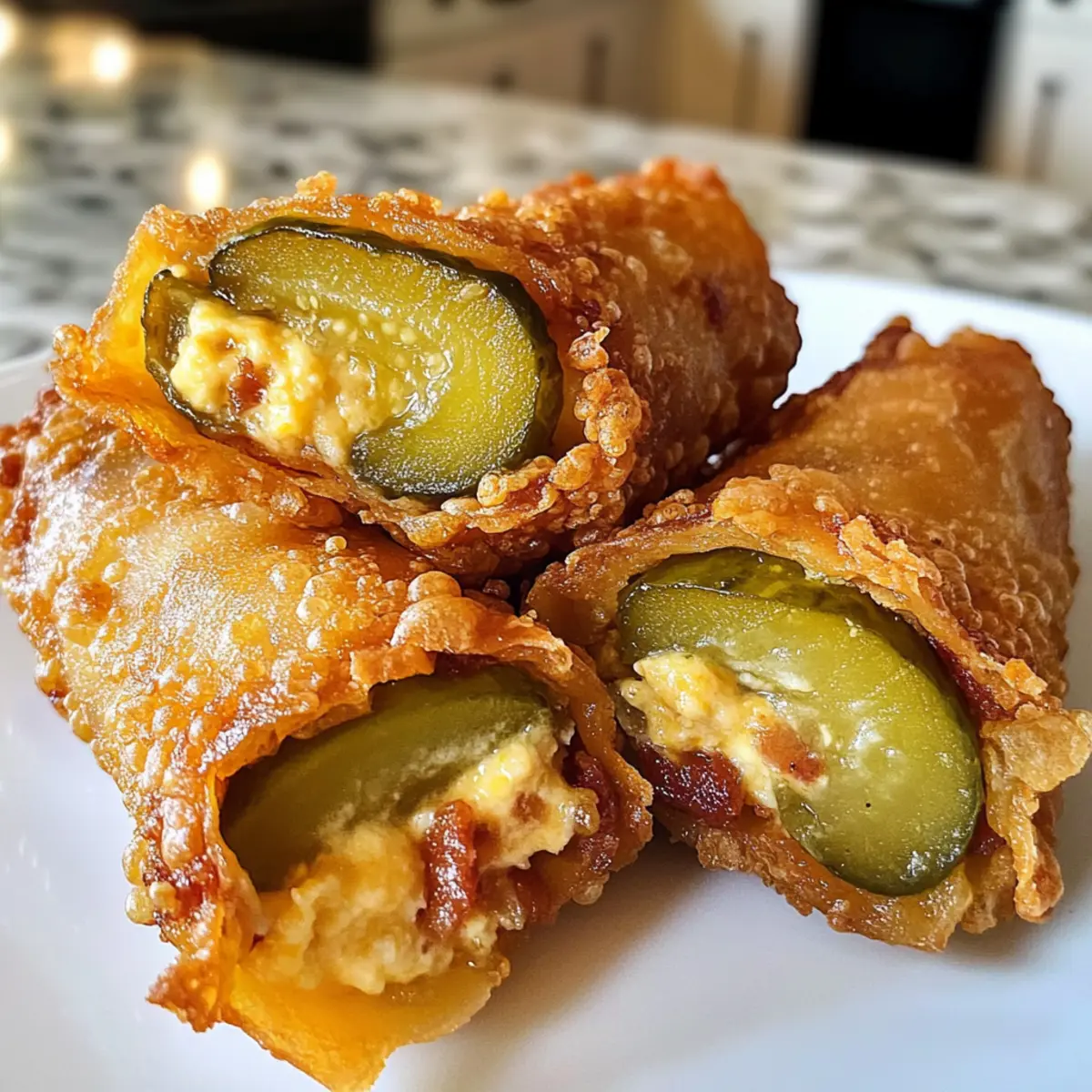Crispy Pickle Egg Rolls for the Ultimate Snack Attack