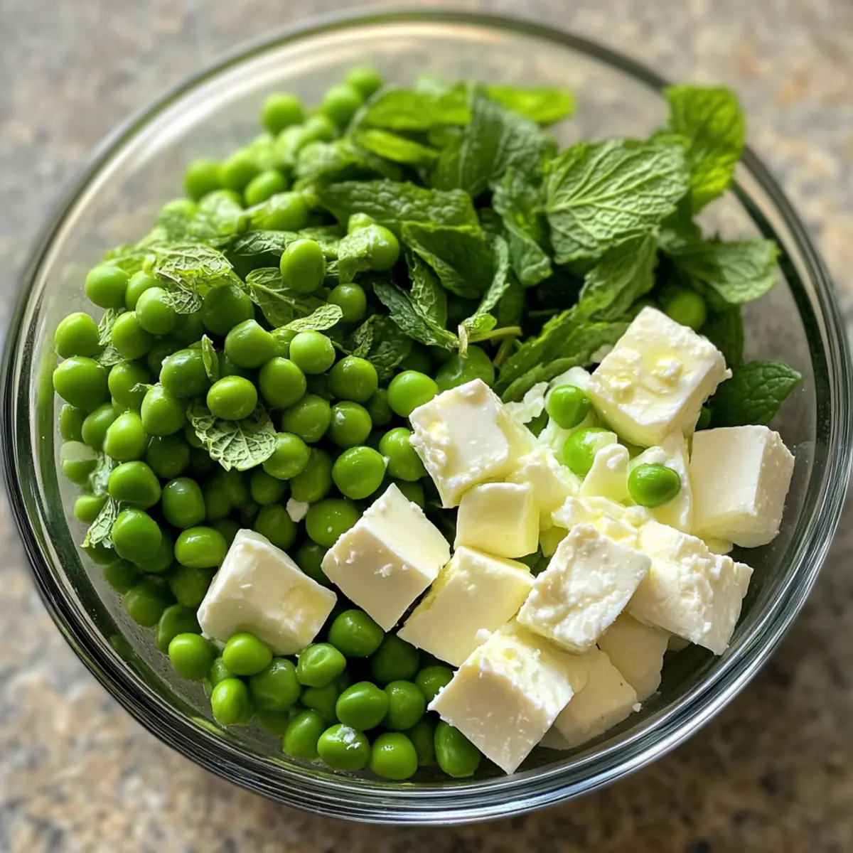 Refreshing Pea Mint and Feta Salad for a Quick Summer Delight