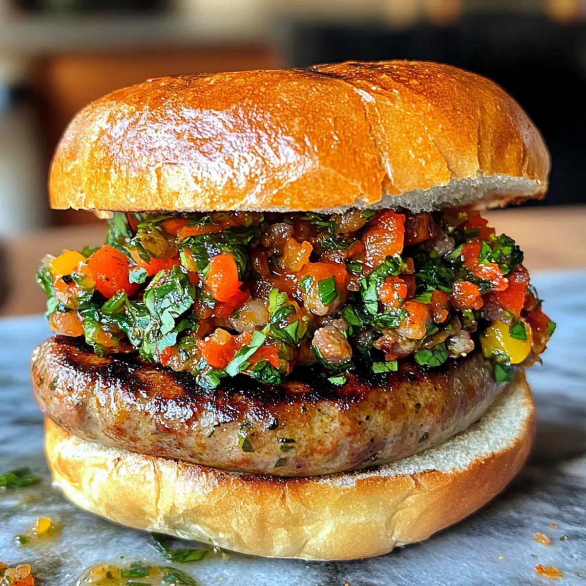 Grilled Italian Sausage Sandwiches