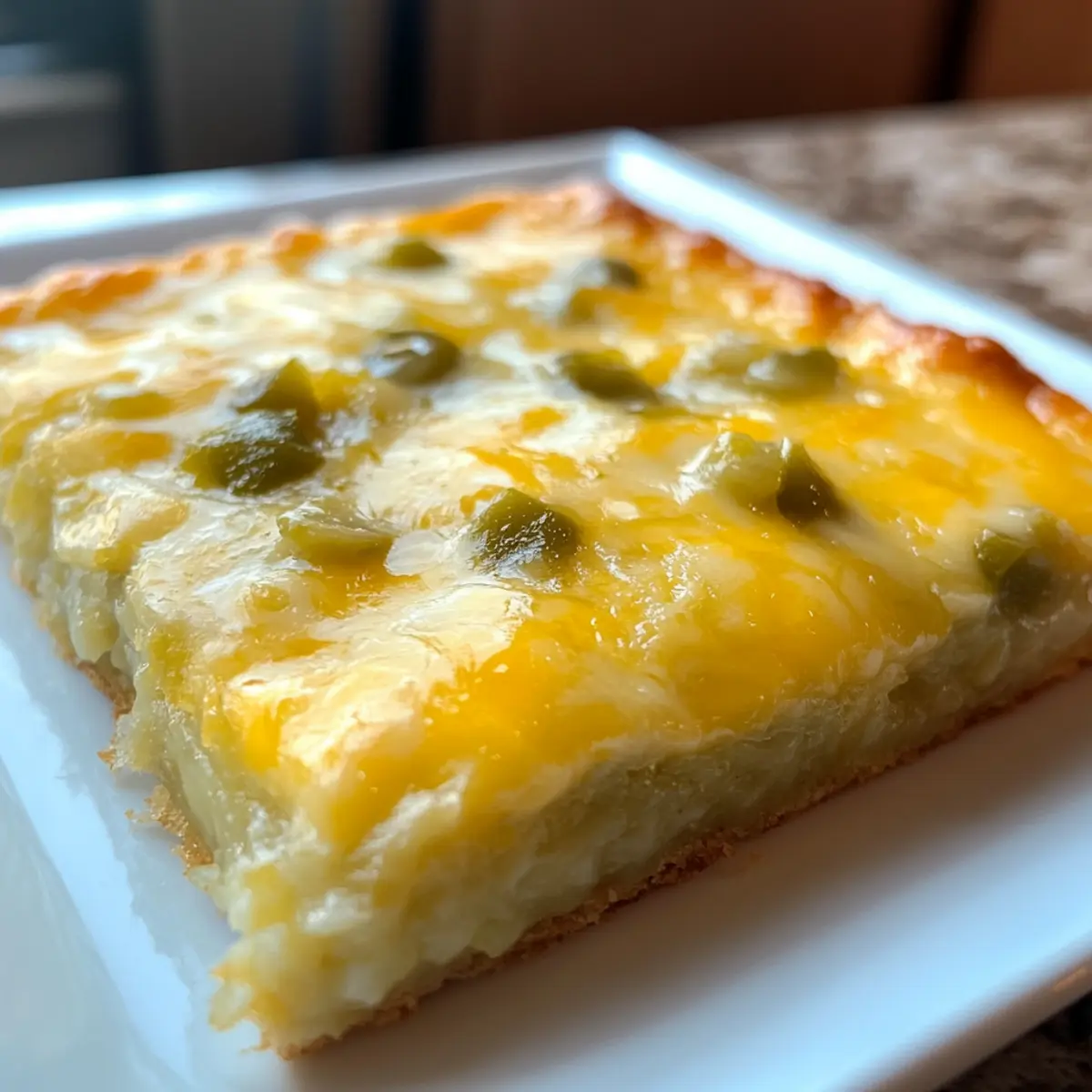 Delicious Green Chile Cheese Squares: Comfort in Every Bite