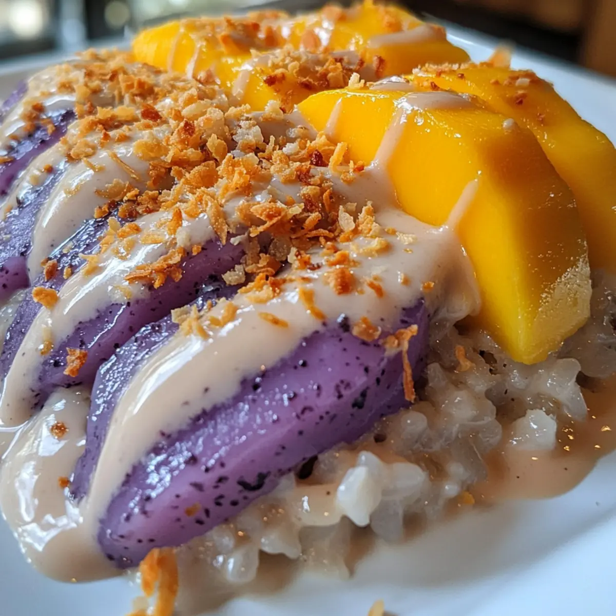 Mango Ube Sticky Rice: Your New Favorite Tropical Dessert