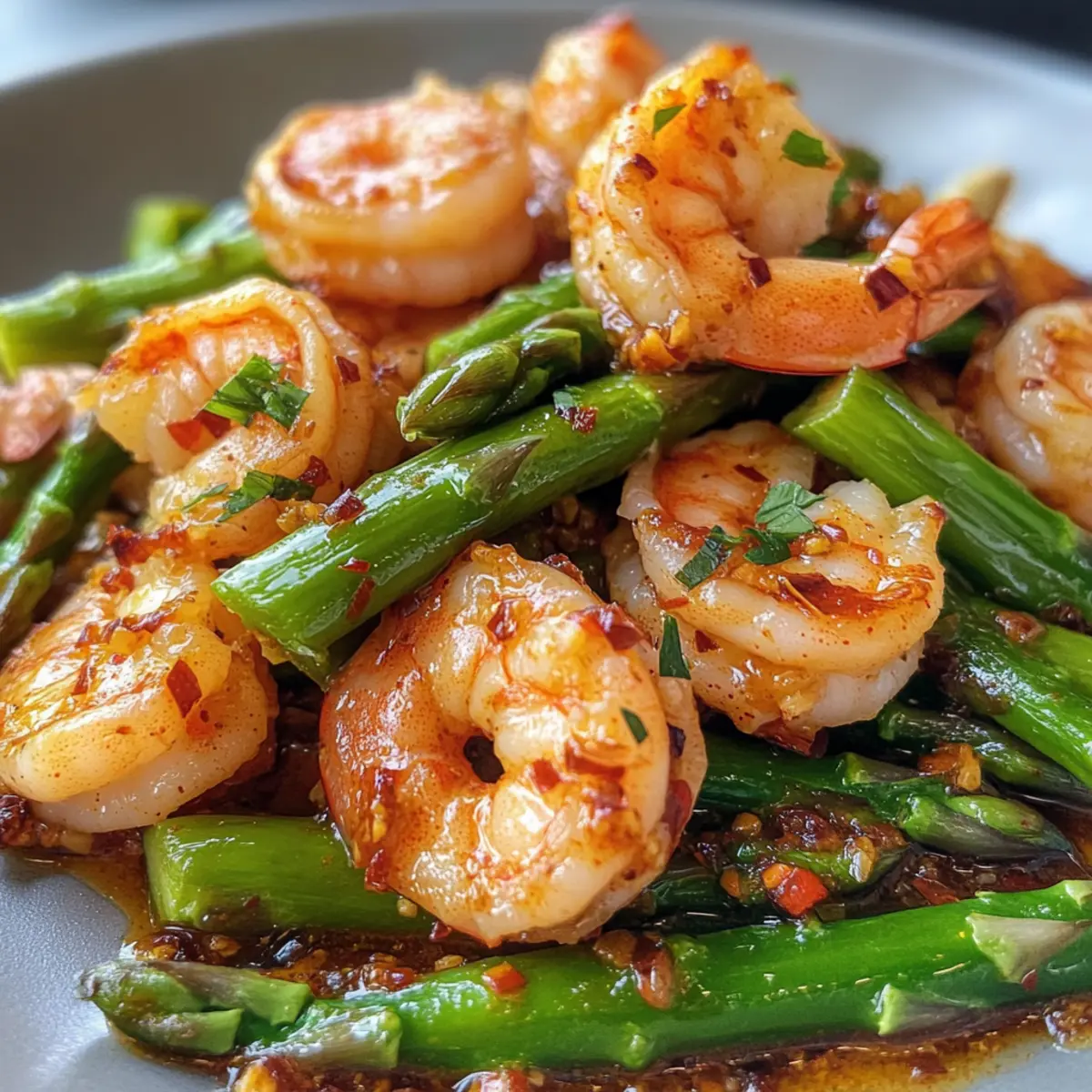 Sweet Chili Shrimp with Asparagus for a Delightful Weeknight Meal