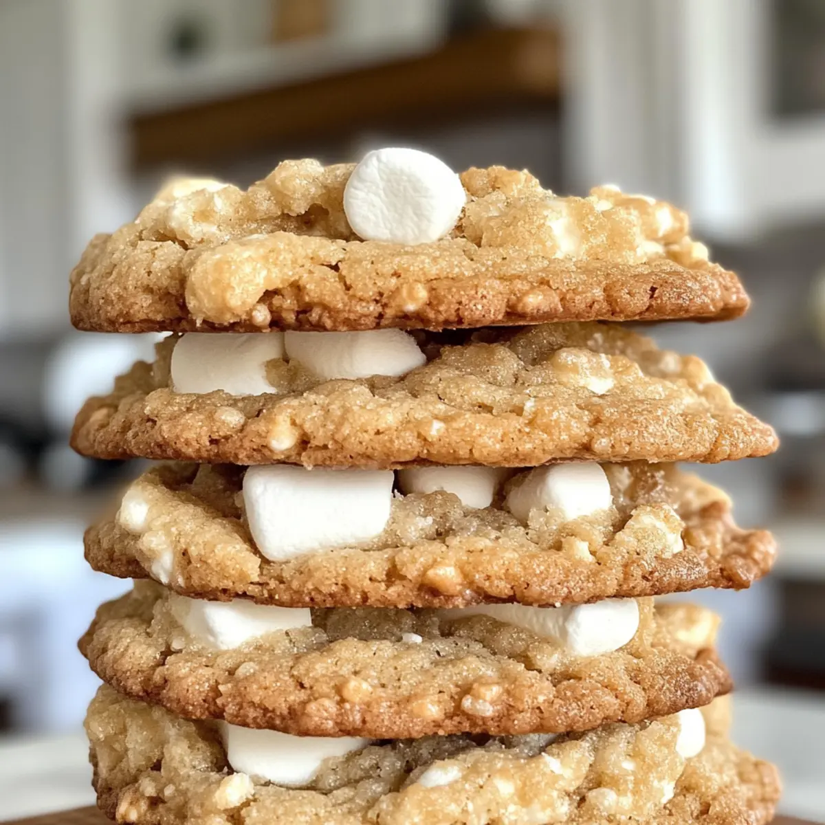 Irresistible Marshmallow Crispy Cookies You’ll Love to Bake