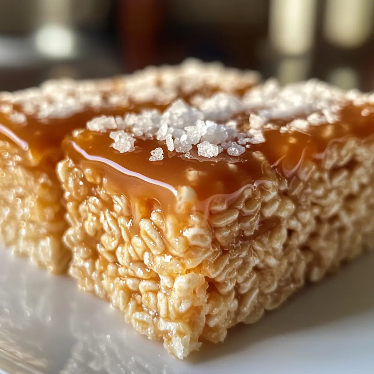 Salted Caramel Rice Krispie Treats: Indulge in Sweet Crunch