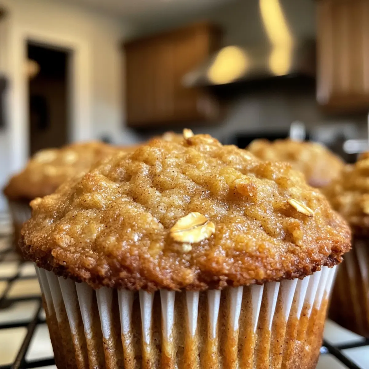 Moist Oat Applesauce Muffins for a Cozy Breakfast Treat