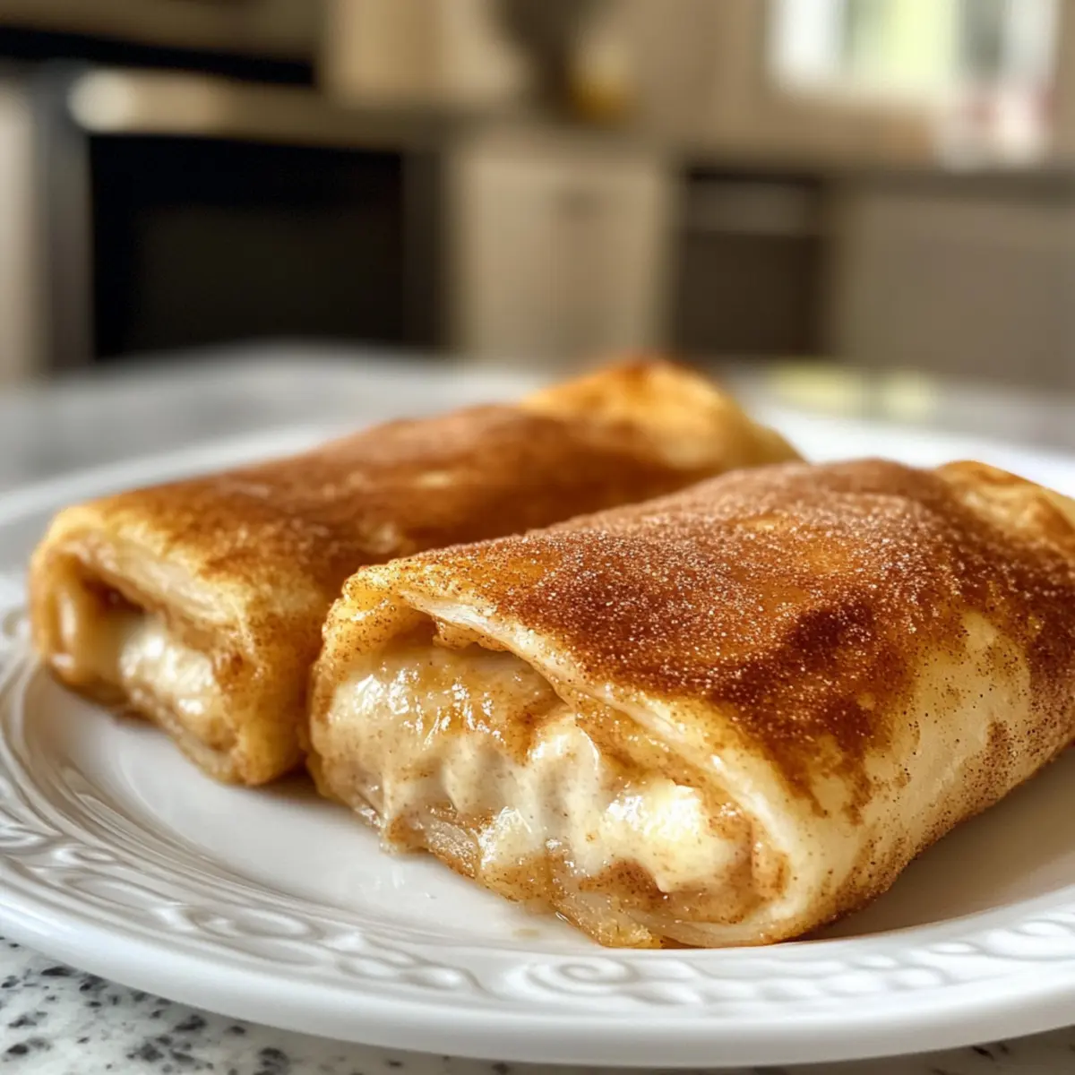 Cinnamon Roll Cheesecake Chimichanga: A Crispy Sweet Delight