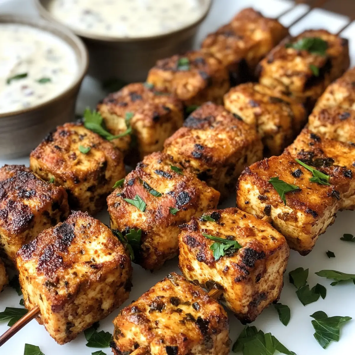 Savory Middle Eastern Tofu Kebabs: A Crispy Vegan Treat
