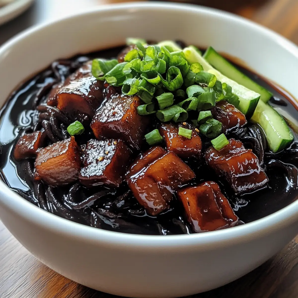 Savor Authentic Jajangmyeon: Irresistible Korean Noodles