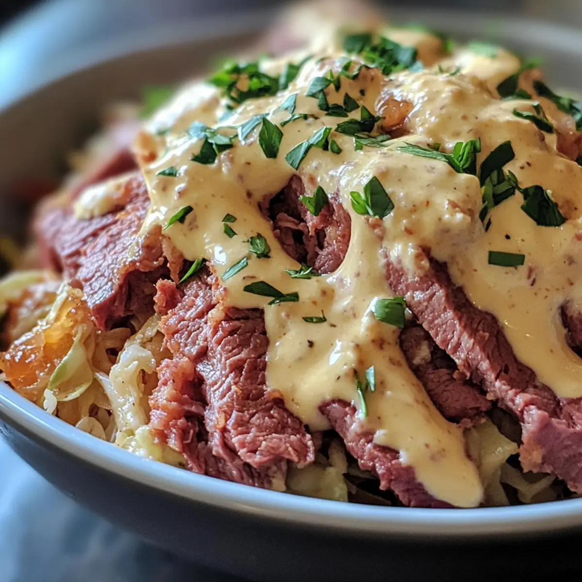 Keto Reuben in a Bowl: Comfort Food Made Easy and Delicious