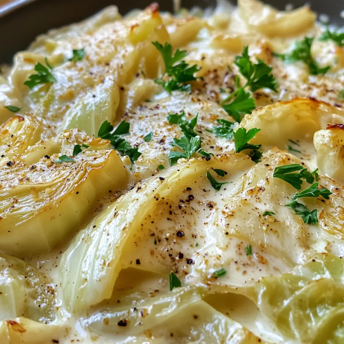 Creamy Garlic Parmesan Cabbage for Ultimate Comfort Food Bliss