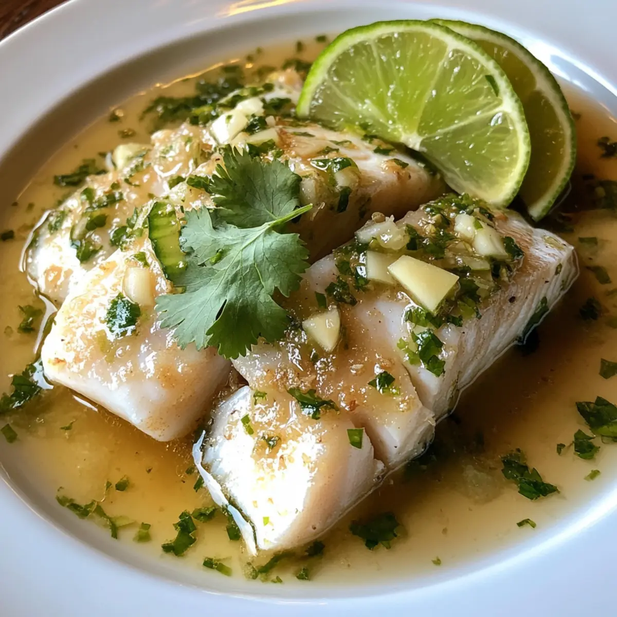 Thai Steamed Fish with Lime and Garlic: Quick & Flavorful Delight