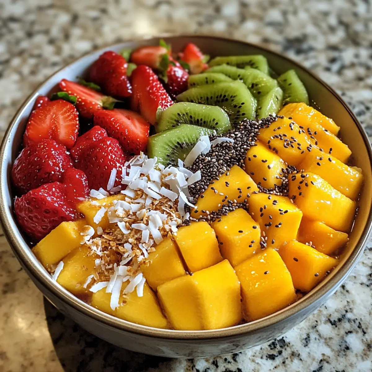 Refreshing Fruit Bowl Bliss: Easy, Healthy, and No-Cook