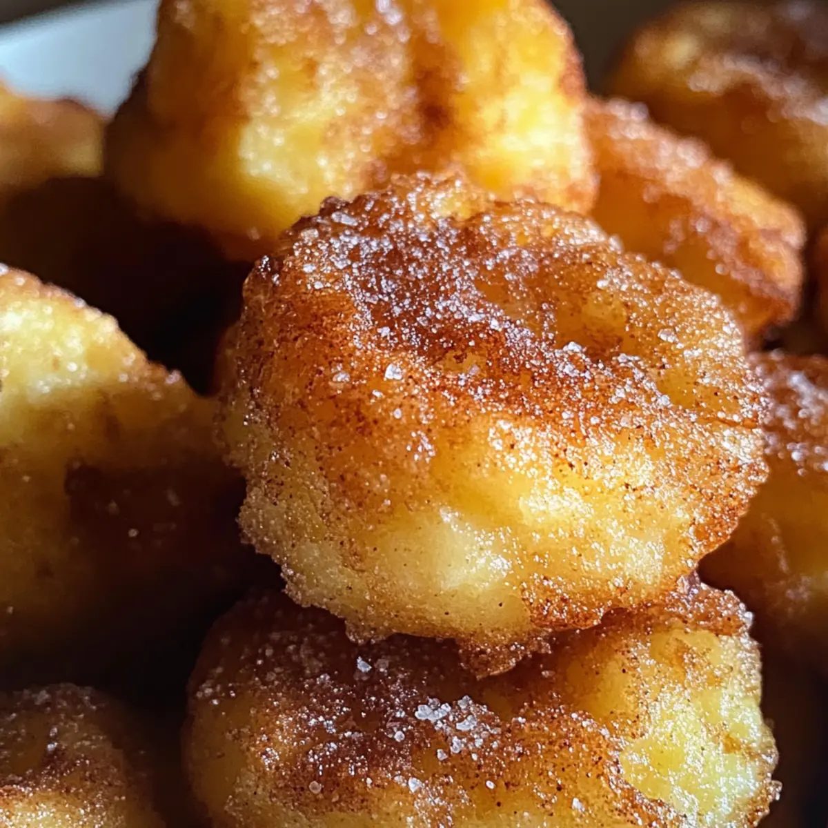 Crispy Pineapple Fritters with Sweet Cinnamon Sugar Bliss