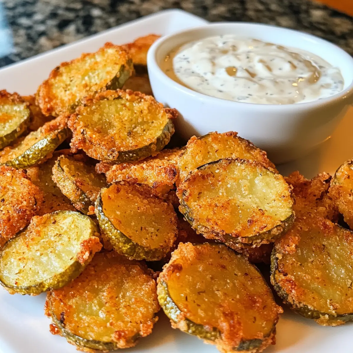 Crispy Fried Pickles with Ranch: Irresistibly Crunchy Snack