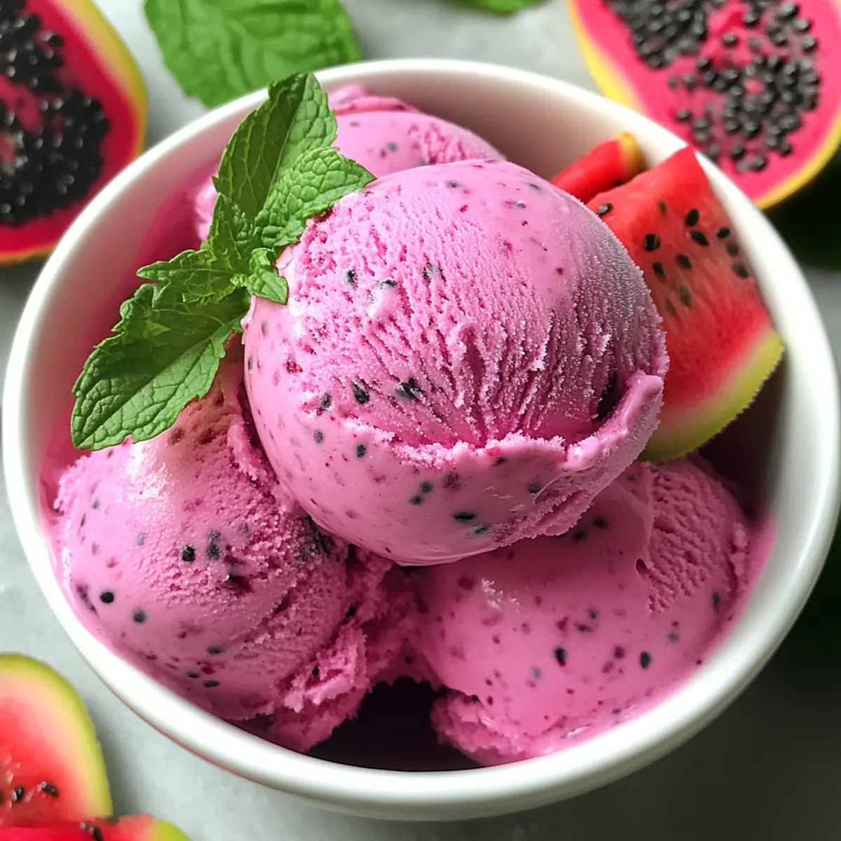 Creamy Dragon Fruit Ice Cream: A Tropical Bliss You’ll Love