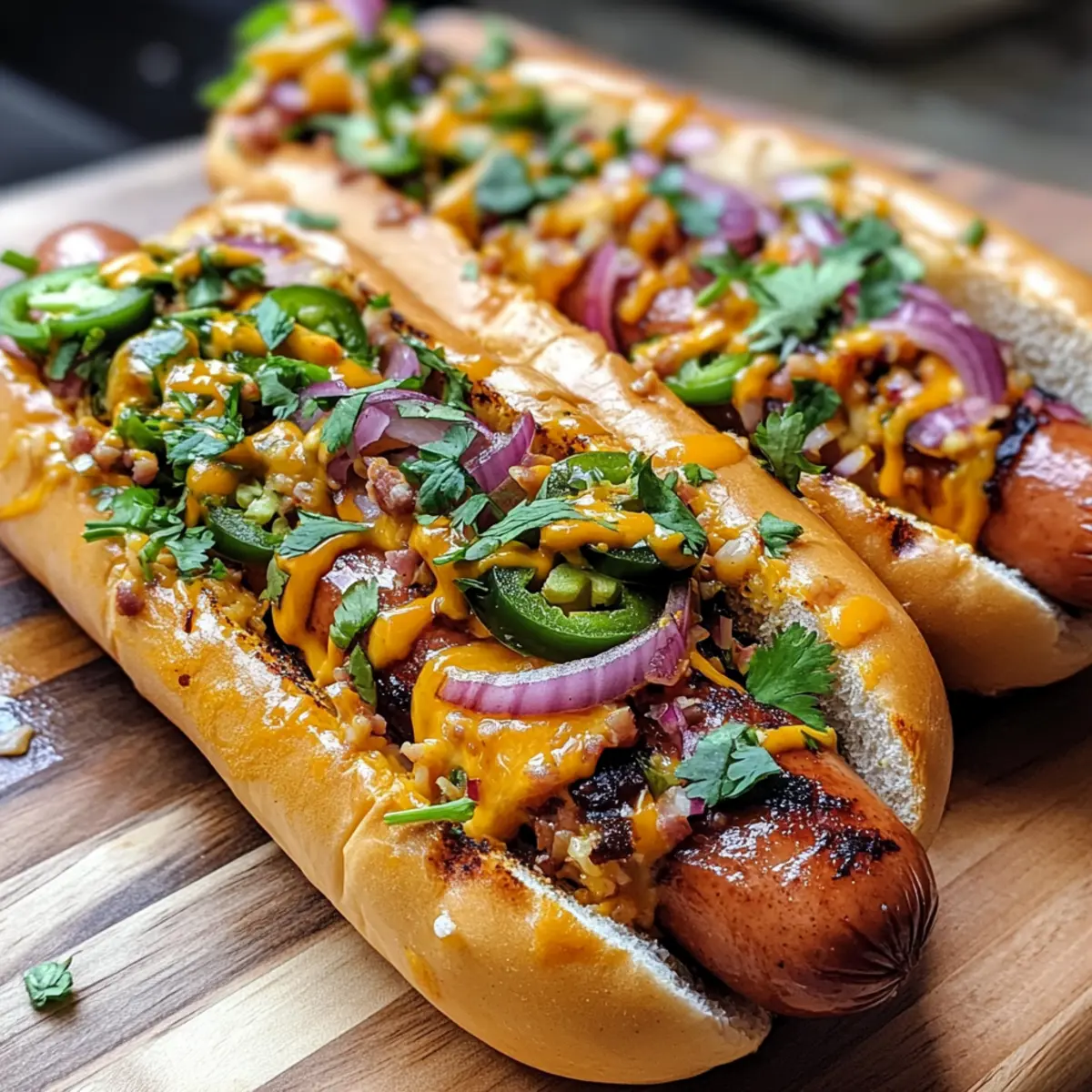Flavorful Firecracker Hot Dogs that Spark Joy in Every Bite