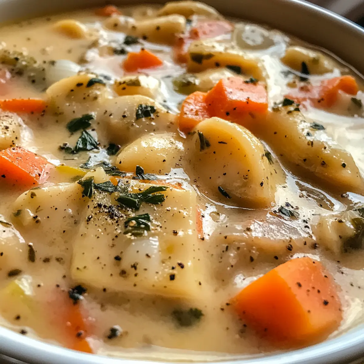 Creamy Pasta Soup: A Cozy Bowl of Plant-Based Delight
