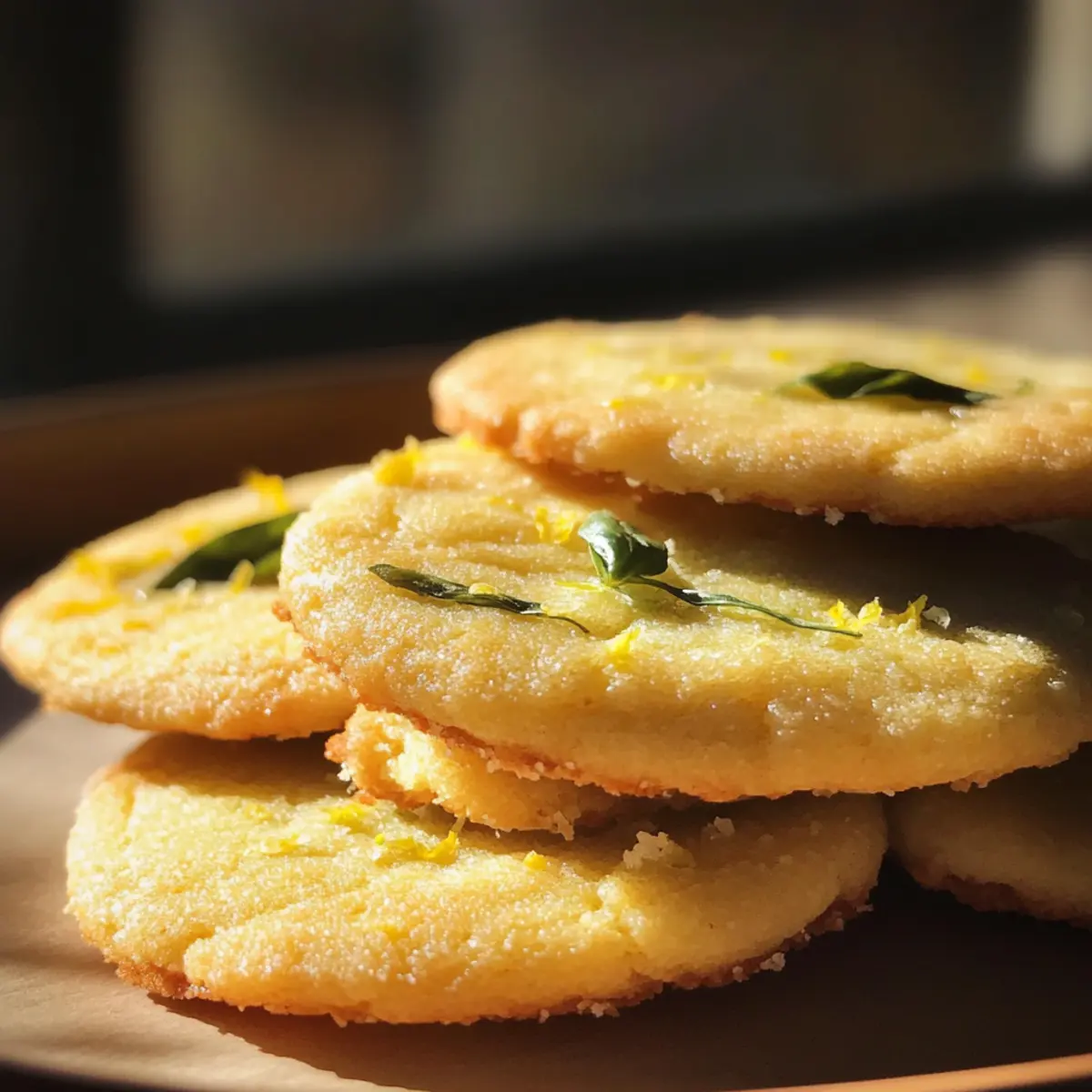 Lush Lemon + Basil Sugar Cookies for a Refreshing Twist