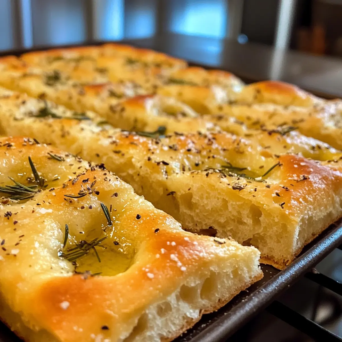 Savory Rosemary Focaccia Bread: No-Knead Magic at Home