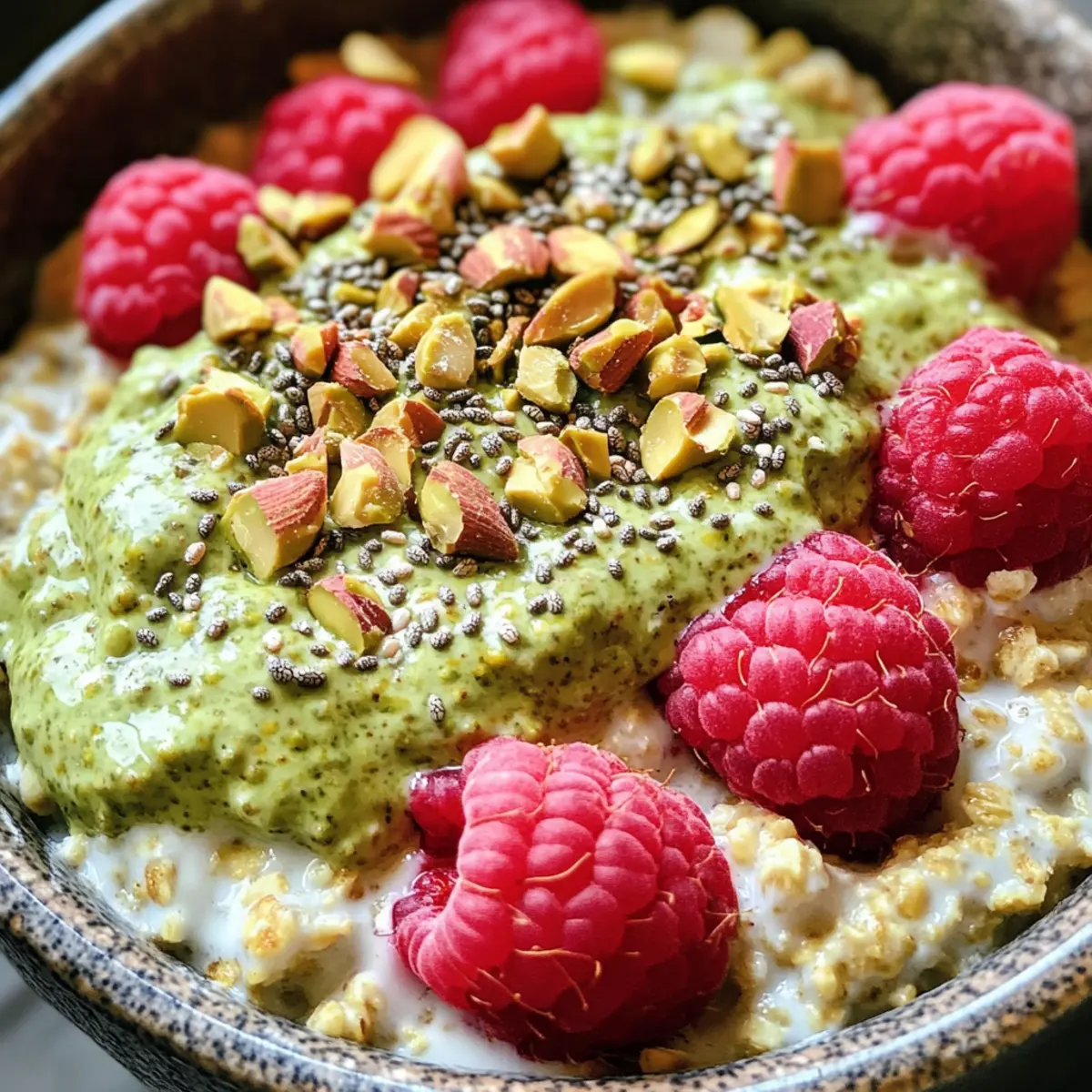 Nutty Pistachio Overnight Oats for a Creamy Breakfast Boost