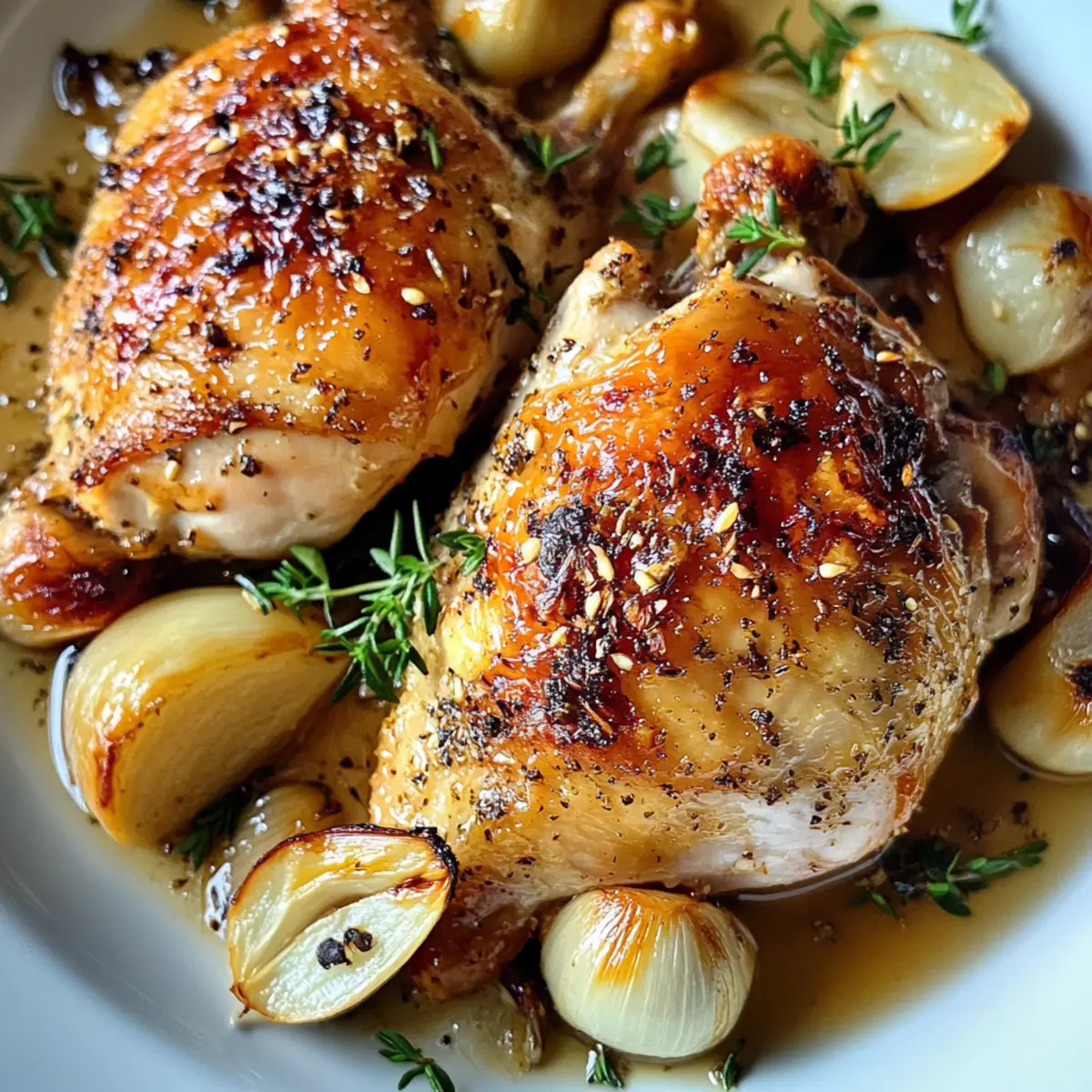 Savory Oven-Roasted French Garlic Chicken for a Cozy Dinner
