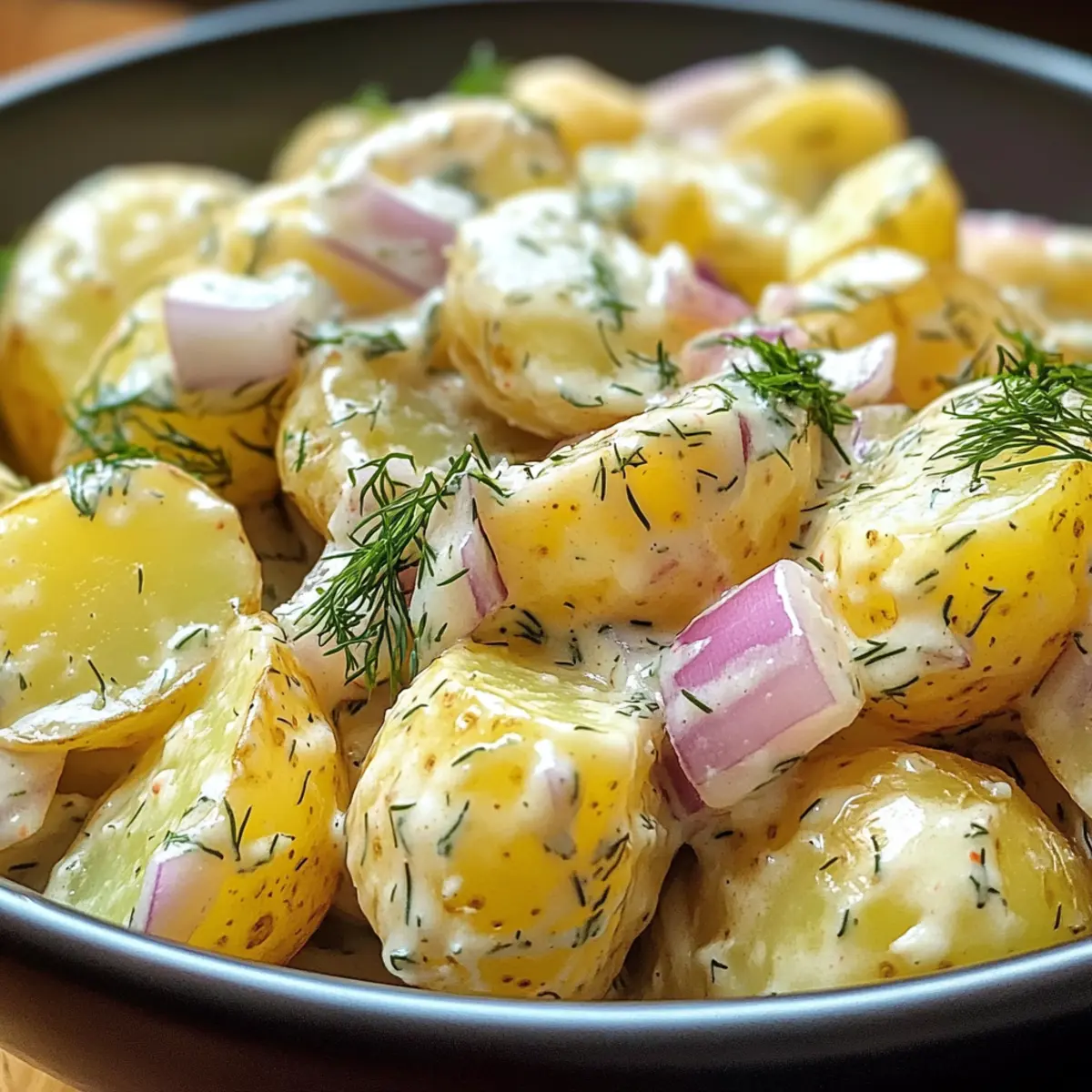 Dill and Dijon Potato Salad