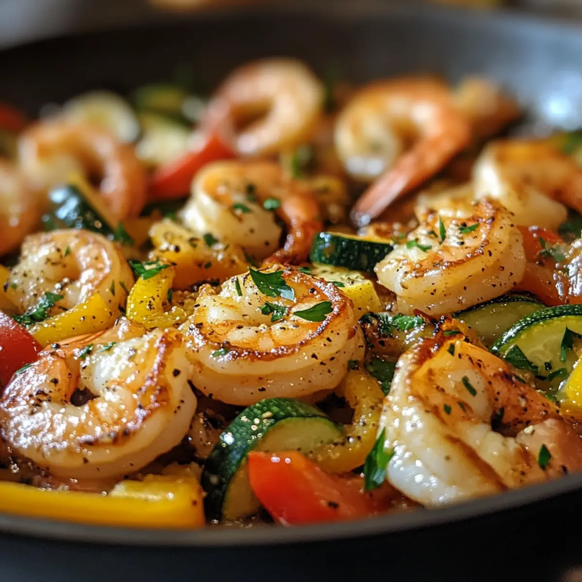 Simple Garlic Butter Shrimp with Vegetables in 20 Minutes