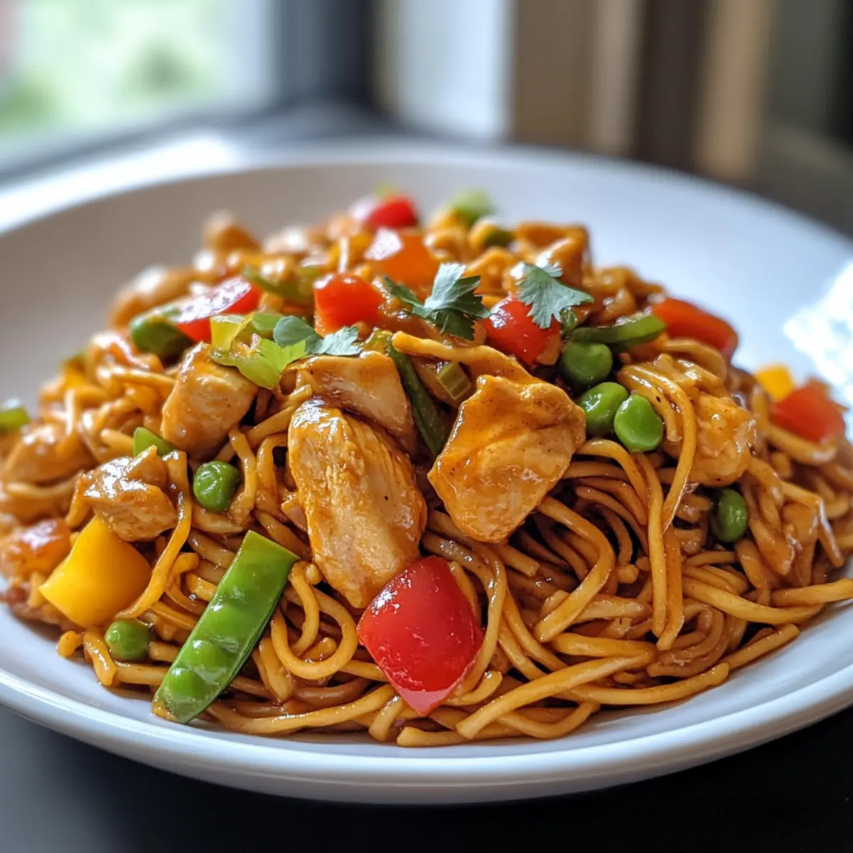 Peanut Chilli Noodles with Chicken: Your Weeknight Winner