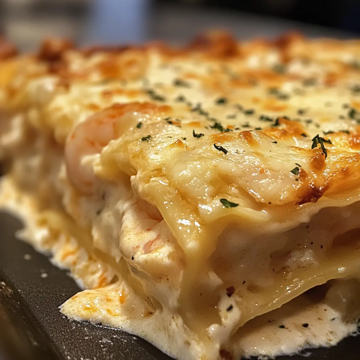 Creamy Garlic Butter Shrimp Lasagna for Ultimate Comfort Meals
