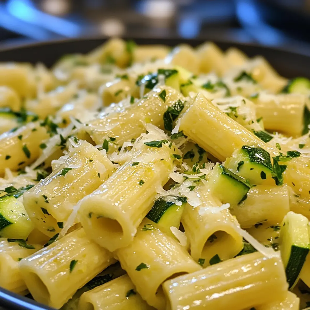 Lemon Zucchini Rigatoni: A Zesty Twist on Comfort Food