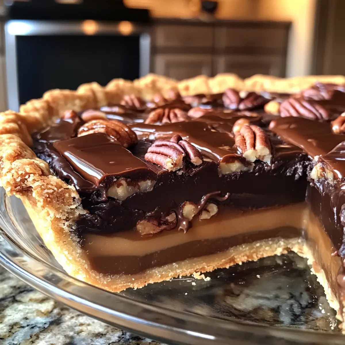 Irresistibly Rich Fudgy Turtle Pie for Your Sweet Cravings