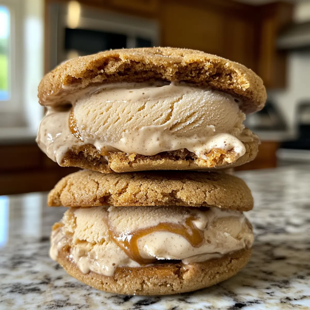 Salted Brown Sugar Butterscotch Ice Cream Sandwiches Bliss
