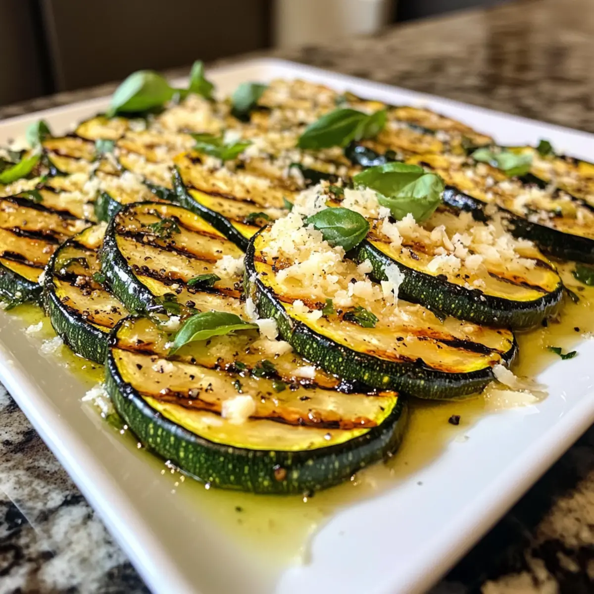 Delicious Grilled Zucchini with Parmesan & Lemon Bliss