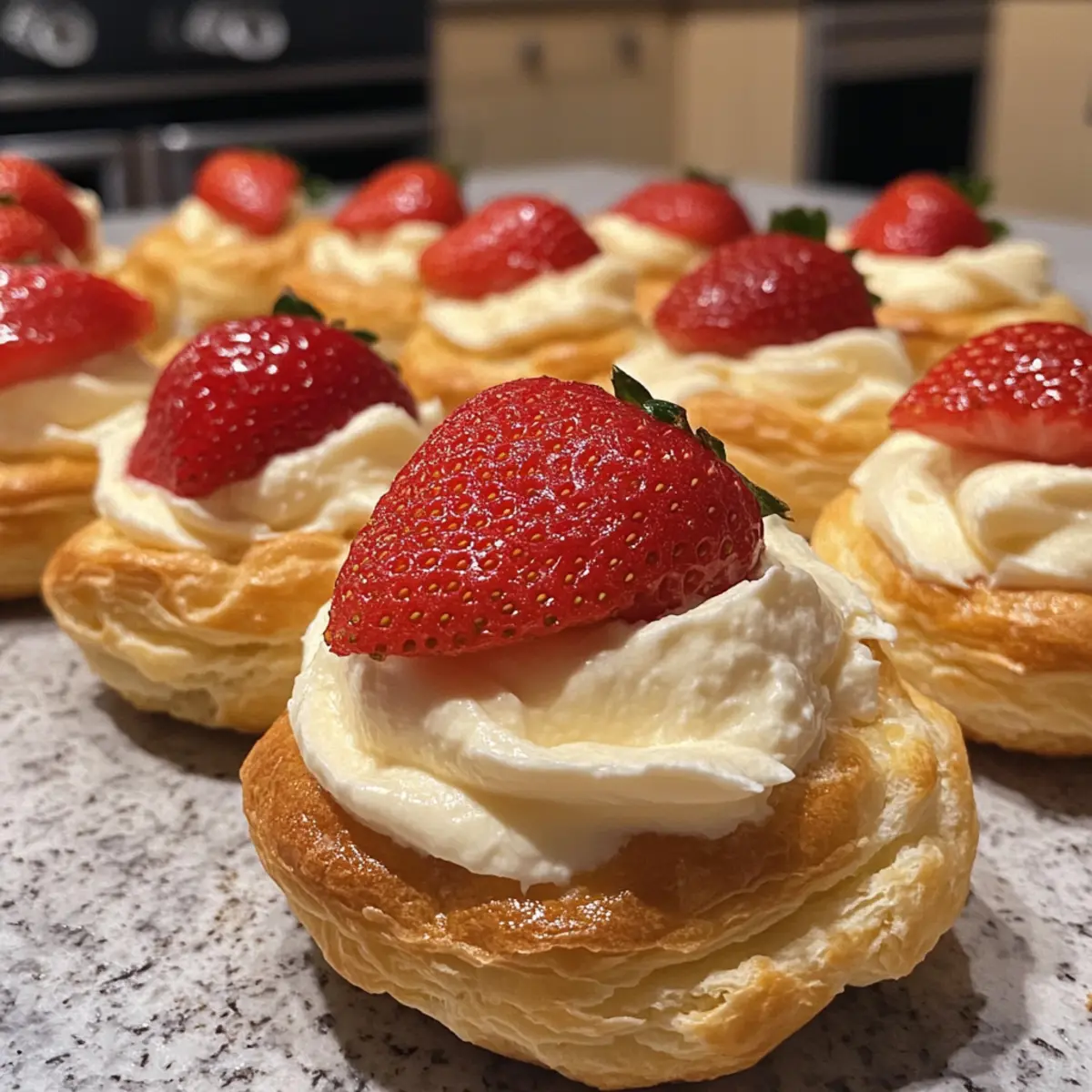 Delightful Strawberry Cream Puffs: A Light Summer Treat