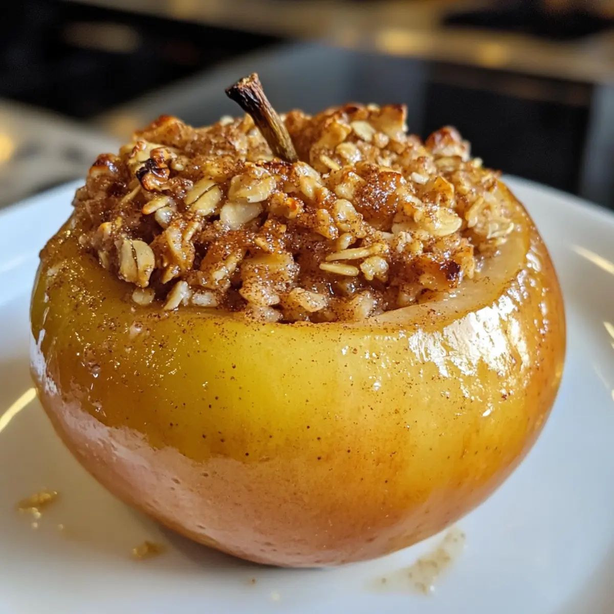 Delicious Baked Stuffed Apples with Oats and Cinnamon Bliss
