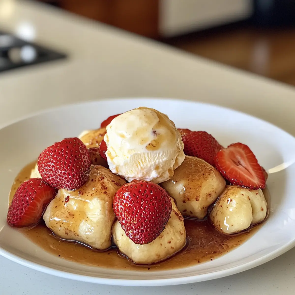 Sweet Strawberry Dumplings That Melt in Your Mouth