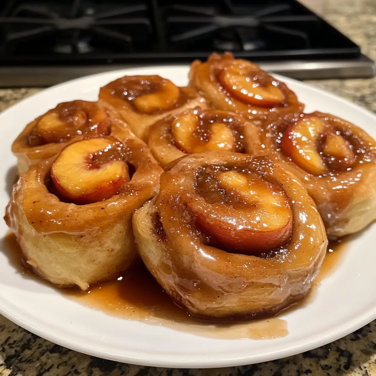 Peach Cobbler Cinnamon Rolls that Will Wow Your Brunch Guests