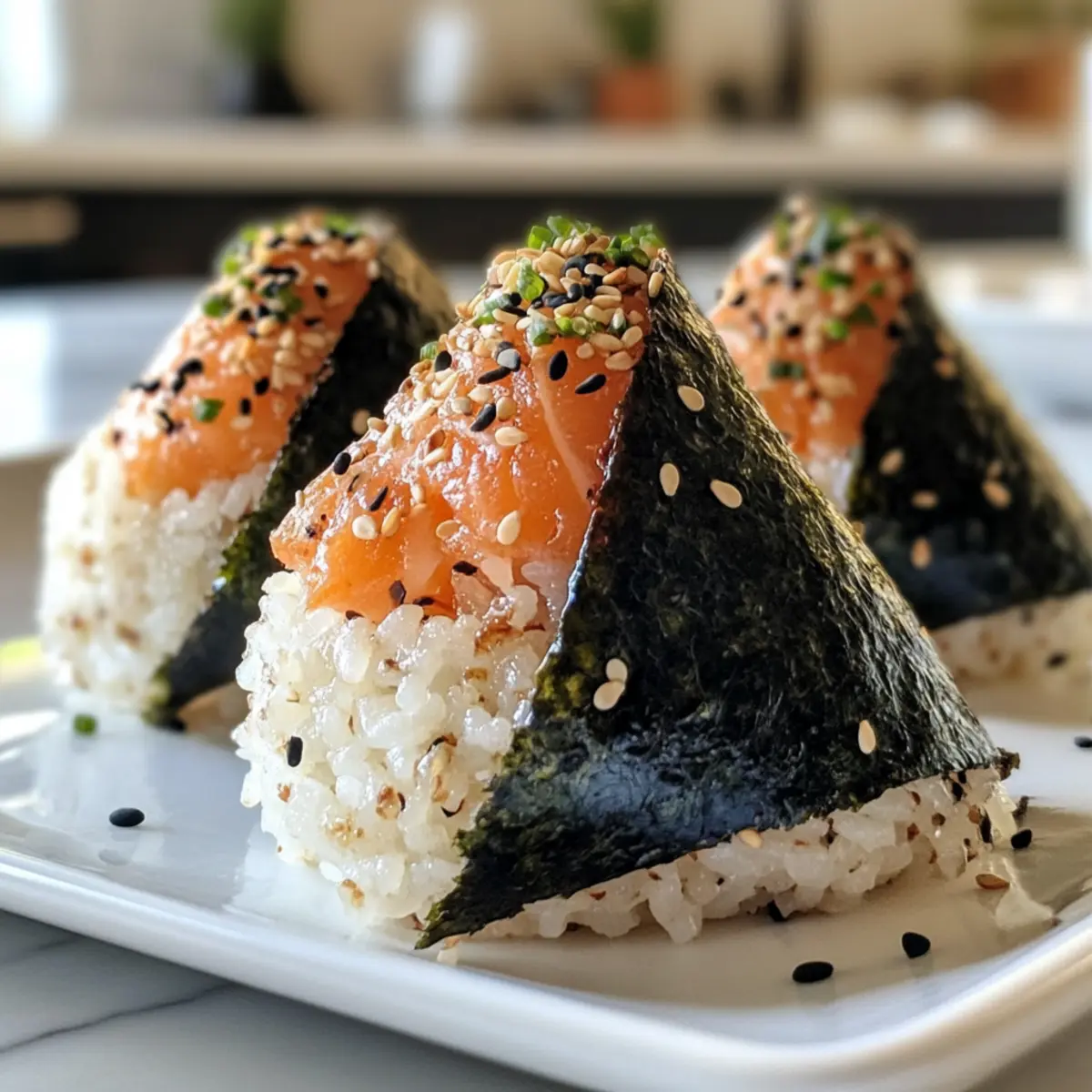 Flavorful Salmon Onigiri Rice Balls