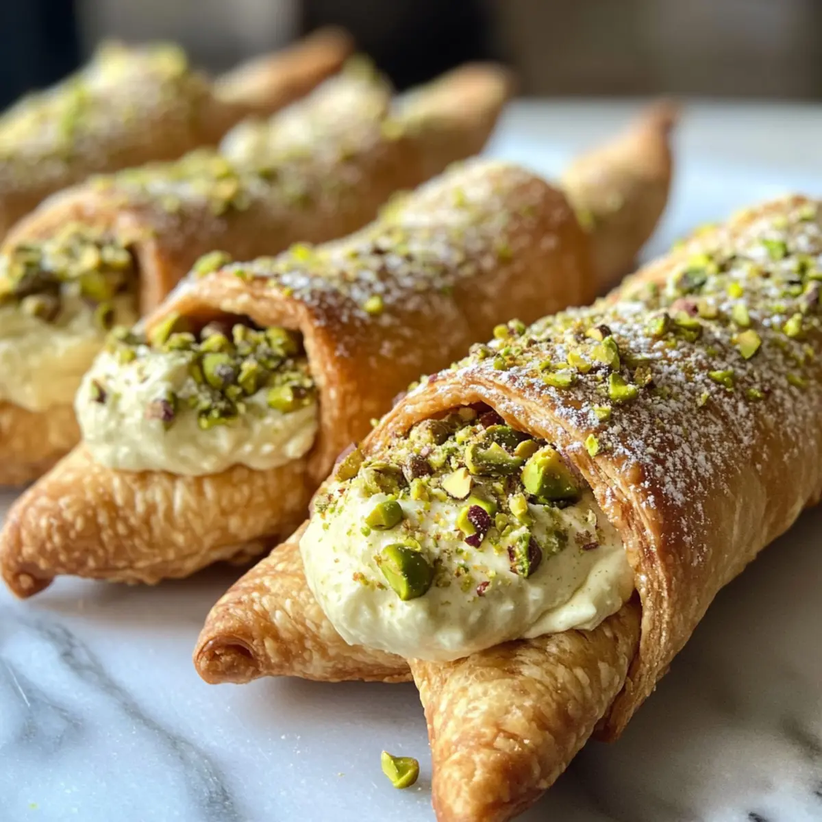 Pistachio Cannoli: Delightfully Crispy Italian Treats at Home