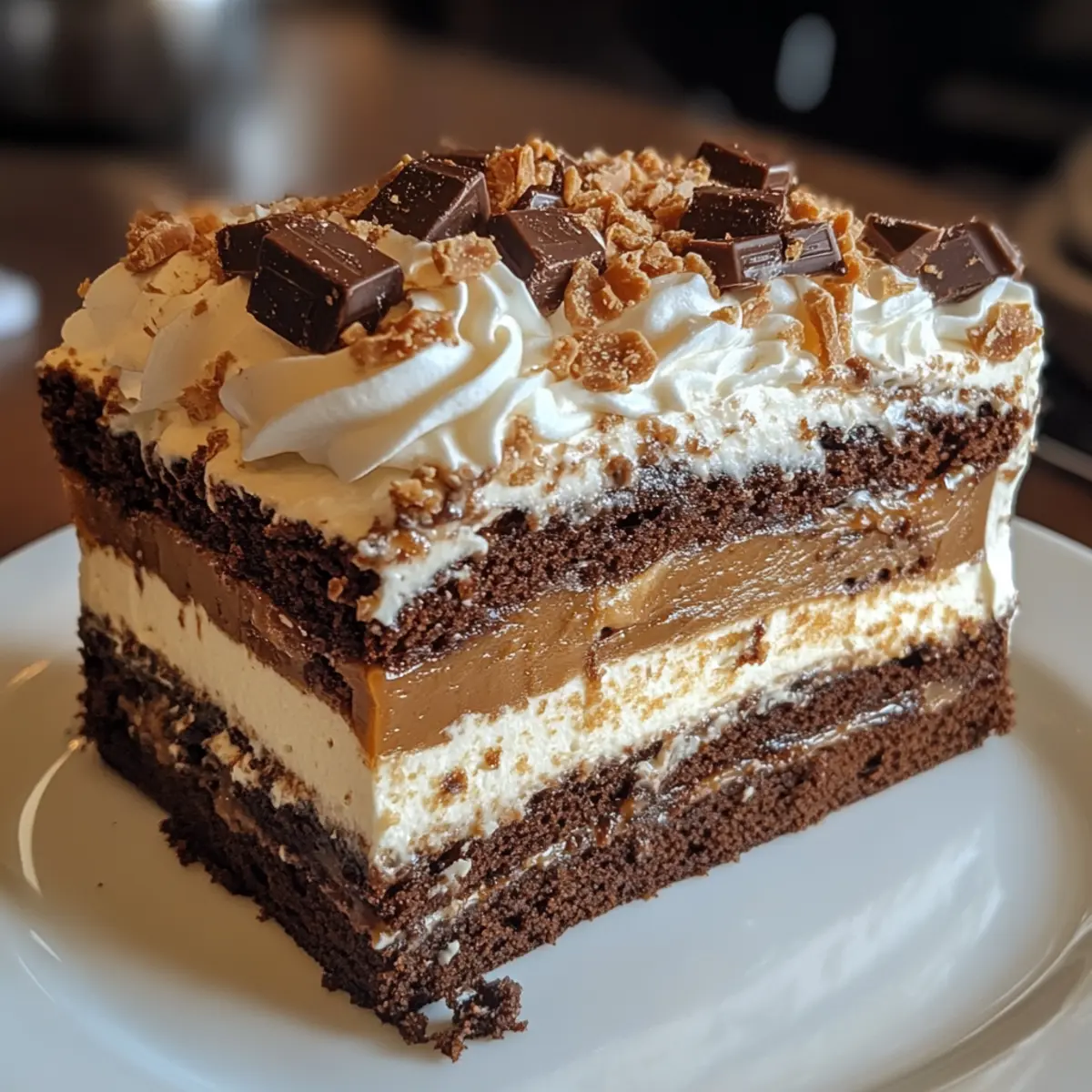 Heath Bar Cake: Irresistibly Moist Chocolate Delight