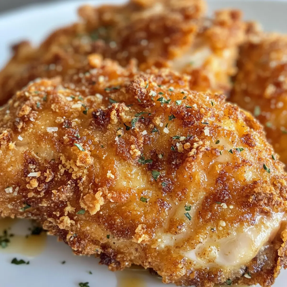Crispy Fried Chicken with Parmesan Crust for Ultimate Comfort