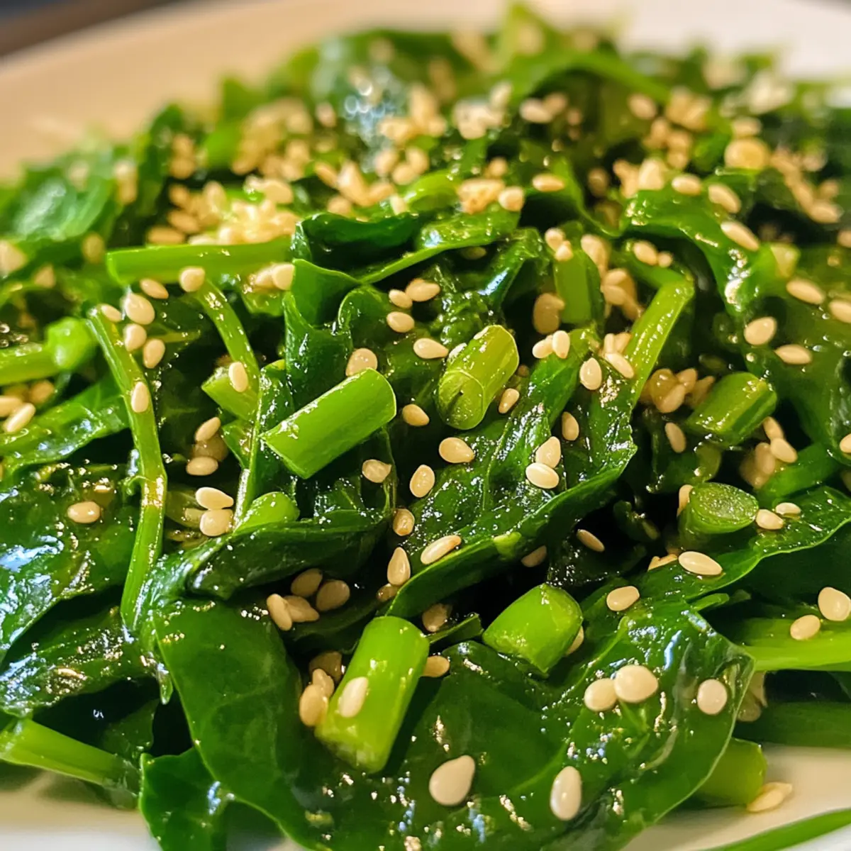 Korean Spinach Salad