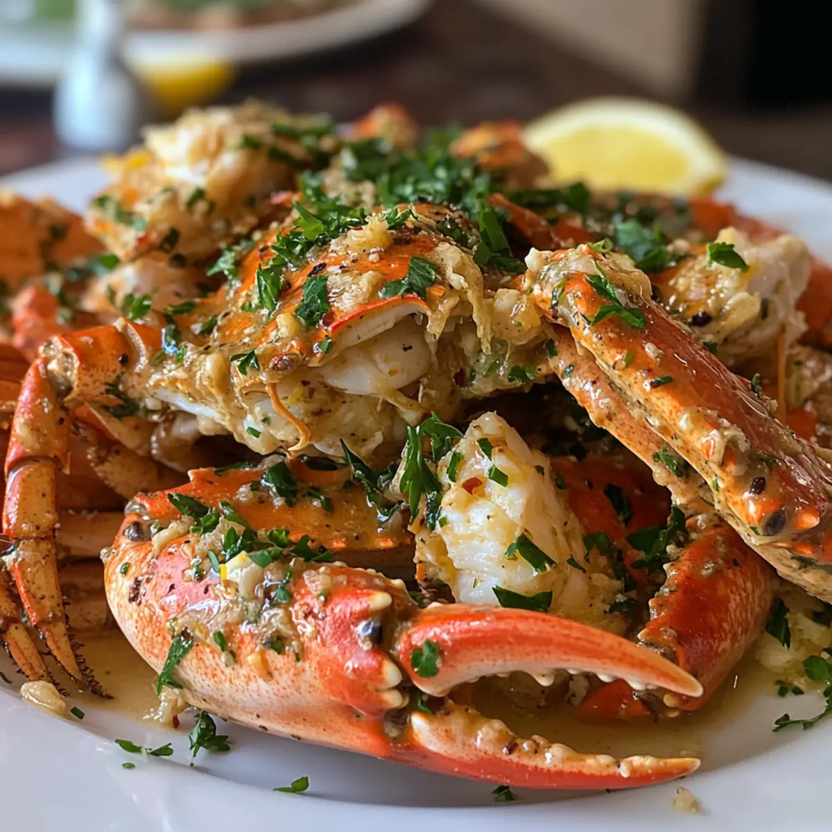 Delicious Garlic Butter Sautéed Crab in Just 25 Minutes